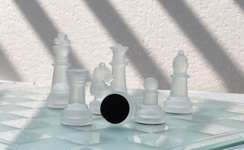 Luxury Glass Chess Set - Chess sets for sale USA