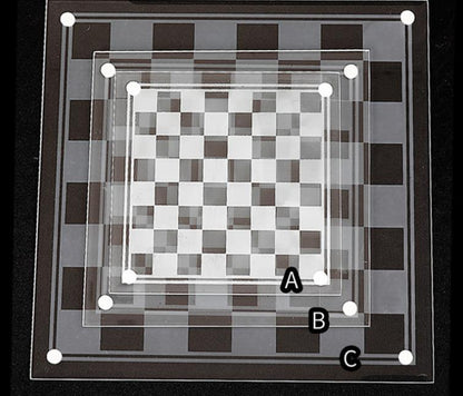 Luxury Glass Chess Set - Chess sets for sale USA