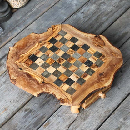 Natural Wood Trunk Chess Set - Chess sets for sale USA